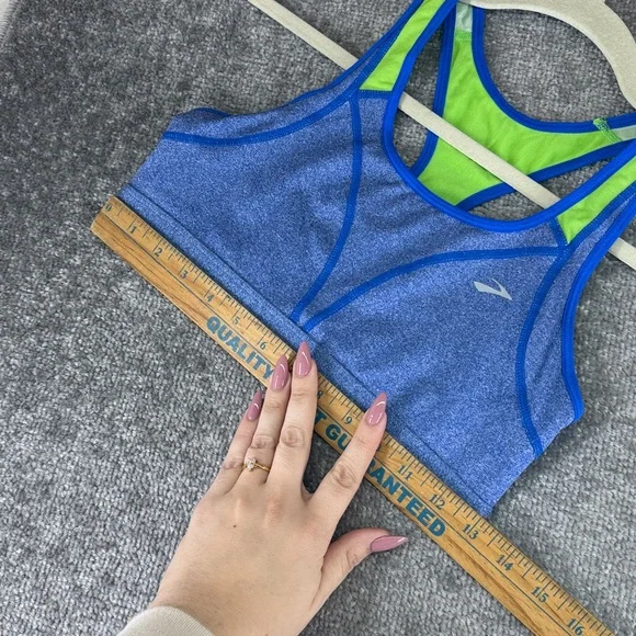 Brooks Moving Comfort Rebound Racer Sports Bra Racerback M Athletic Active - Picture 3 of 6